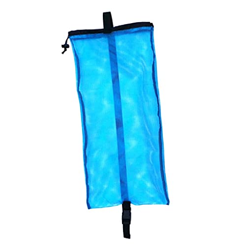 CUTICATE Schnorchelausrüstung Tasche Mesh Drawstring Sack Für Tauchmaske, Schwimmflossen Und Andere Ausrüstung Wahl Der Farbe - Blau von Baoblaze