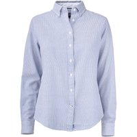 CUTTER & BUCK Belfair Oxford Bluse Damen 50500 - french blue/white stripe XS von CUTTER & BUCK