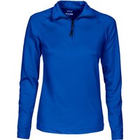 CUTTER & BUCK Coos Bay 1/2-Zip Langarmshirt Damen 55 - royal blue M von CUTTER & BUCK