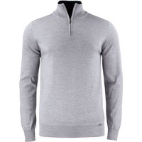 CUTTER & BUCK Everett 1/2-Zip Sweatshirt 95 - grey melange 3XL von CUTTER & BUCK