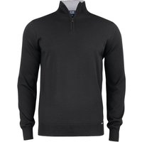 CUTTER & BUCK Everett 1/2-Zip Sweatshirt 99 - black 3XL von CUTTER & BUCK