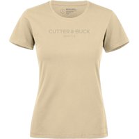 CUTTER & BUCK Manzanita Roundneck T-Shirt Damen 02 - beige L von CUTTER & BUCK
