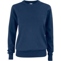 CUTTER & BUCK Oakville Crewneck Strickpullover Damen 580 - dark navy S von CUTTER & BUCK