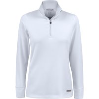 CUTTER & BUCK Traverse 1/2-Zip Golf-Langarmshirt Damen 00 - white L von CUTTER & BUCK