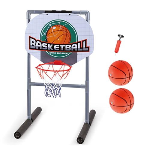 Basketbälle Korb Fußballnetz Für Poolränder Mit Ball Und Außenpool Basketbälle Korb Pool Fußball Set Pool Fußball Basketball von CVZQTE
