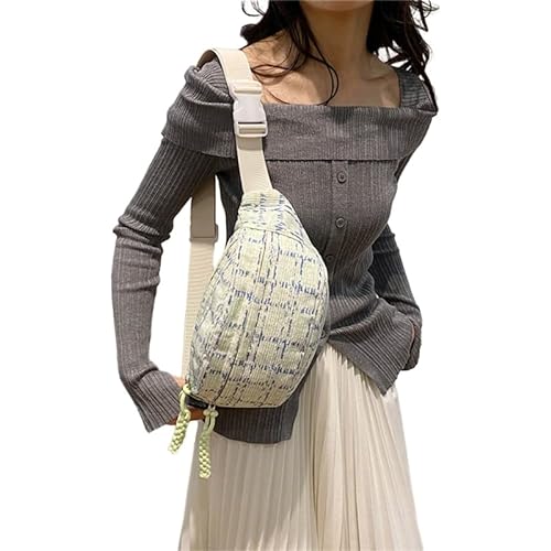 Bauchtasche für Damen mit verstellbarem Riemen, süße Brusttasche für Mädchen, kleine Umhängetasche, schöne Hüfttasche zum Joggen und Reisen von CVZQTE