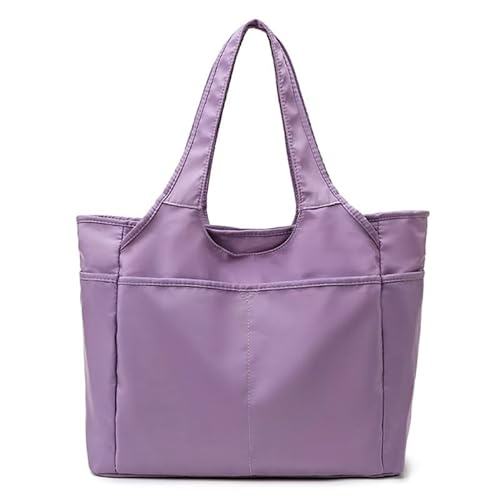 Geräumige Reise-Umhängetasche mit mehreren Taschen, hält Ihre Kleidung, Schuhe und Elektronik ordentlich und organisiert, violett von CVZQTE