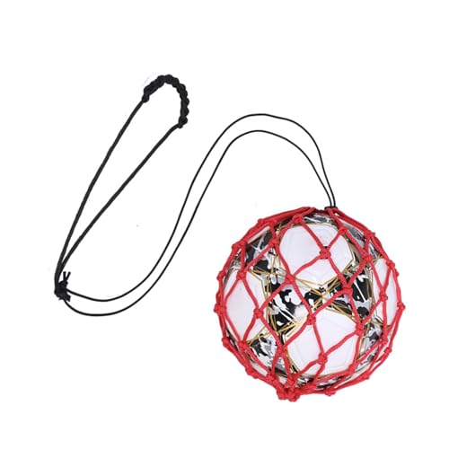 Outdoor-Ballnetz, Basketballtasche, Fußball-Netz, Fußball-Trainings-Ausrüstung für Übungen, Fußball-Netztasche von CVZQTE