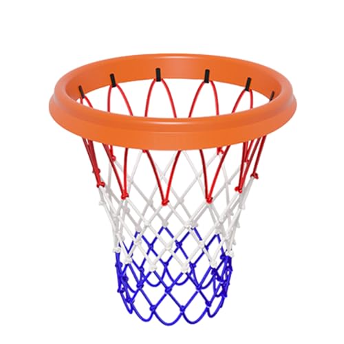 PU-Basketballnetz, Schul-Basketball-Netzrahmen, für drinnen und draußen, abnehmbares Basketballnetz, tragbares Netz, Basketballrahmen, tragbarer Basketball-Netzrahmen von CVZQTE