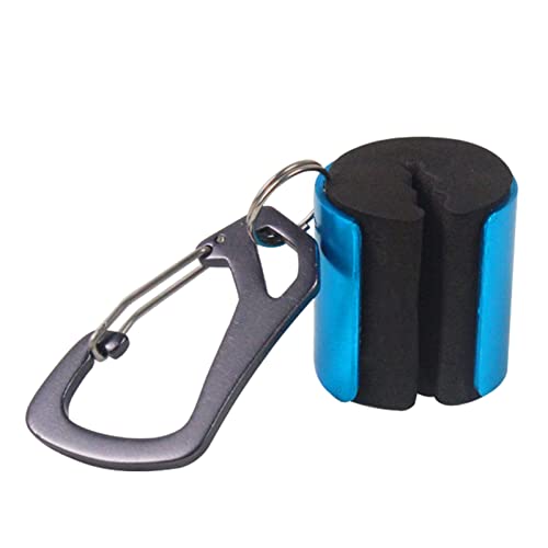 Taillengürtel-Angelrutenhalter, Clip, tragbarer Angelruten-Clip, leichter Rutenhalter mit Schlüsselanhänger-Clip, starker und stabiler Angelruten-Cliphalter für Gürtel von CVZQTE