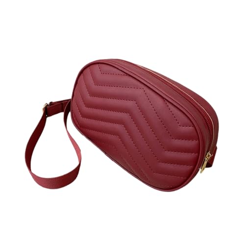 Trendy Brust Tasche mit verstellbarem Riemen PU Schulter Crossbody Tasche Fanny Pack Perfekt für den täglichen Gebrauch von CVZQTE