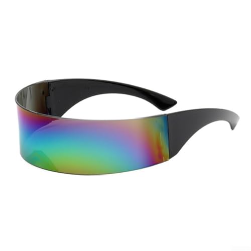 CWOQOCW Anti-UV-Brille für Mountainbike, Outdoor-Fahrradbrille, für Herren und Damen, personalisiertes Design (bunt) von CWOQOCW