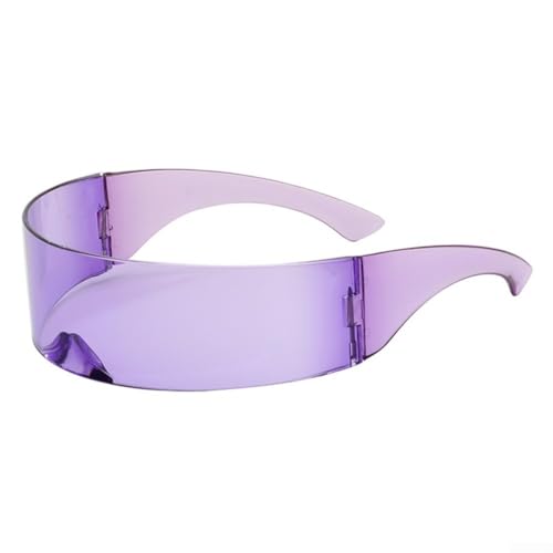 CWOQOCW Anti-UV-Brille für Mountainbike, Outdoor-Fahrradbrille, für Herren und Damen, personalisiertes Design (lila) von CWOQOCW