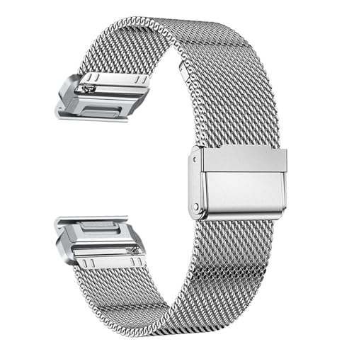 CWZZWS 22mm 26mm Quickfit Milanese Metallgurt für Epix Gen2 Fenix7 7X Solar/6x 6xpro 5xplus Forerunner 955 Enduro 2 Watchbänder von CWZZWS