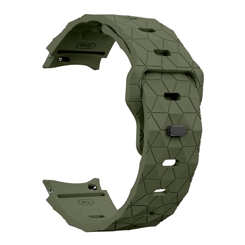 CWZZWS Keine Lücken Silikonband für Uhr 7 6 4 5 44 mm 40 mm/fe/5 Pro 20mm Fußballarmband Uhr 6 Klassiker 43 mm 47 mm Gurt von CWZZWS