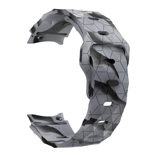 CWZZWS Keine Lücken Silikonband für Uhr 7 6 4 5 44 mm 40 mm/fe/5 Pro 20mm Fußballarmband Uhr 6 Klassiker 43 mm 47 mm Gurt von CWZZWS