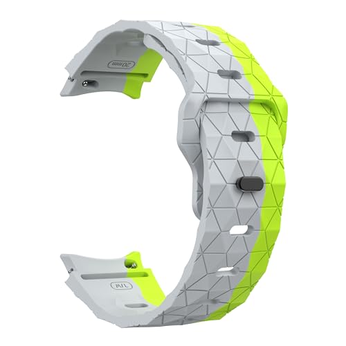 CWZZWS Keine Lücken Silikonband für Uhr 7 6 4 5 44 mm 40 mm/fe/5 Pro 20mm Fußballarmband Uhr 6 Klassiker 43 mm 47 mm Gurt von CWZZWS