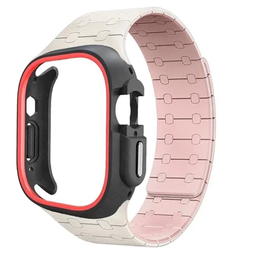 CWZZWS TPU -Hülle Silikongurt für Band Ultra 2 49 mm 45 mm 44 mm 41 mm Schutzhülle Armband für die IWatch -Serie 9 8 7 6 5 4 Uhrenbänder von CWZZWS
