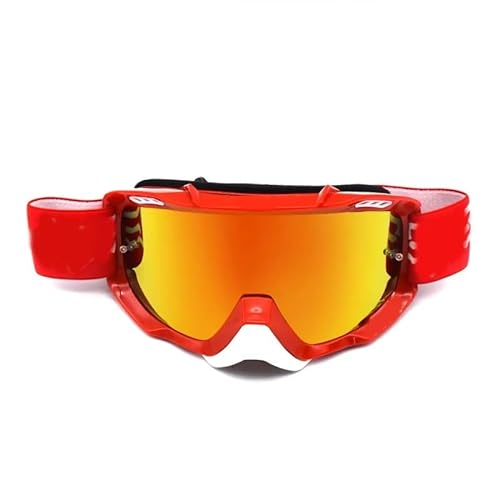 Motocross Brille,Motorradbrille Motorrad-Sonnenbrille, Damen-Langlaufbrille, Outdoor-Langlauf-Anti-Rutsch-Streifen (Color : C1) von CYMKYQ