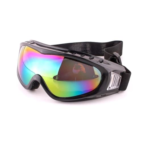 Motocross Brille,Motorradbrille Schützender staubdichter Linsenrahmen Outdoor-Sport Kinder Skibrille Brillen Brille Snowboard Moto Radfahren (Color : Multicolor) von CYMKYQ