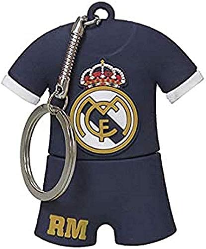CYP BRANDS Real Madrid USB-13-RM Pendrive Rubber T-Shirt, 16 GB von CYPBRANDS