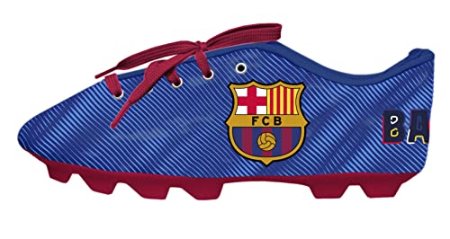 CYPBRANDS FC Barcelona Stiefeltasche, Blau (Blaugrana), Estandar, FC Barcelona Mäppchen Stiefel von CYPBRANDS