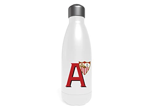 CYPBRANDS Personalisierbare Flasche aus Stahl, 550 ml, Buchstabe A Sevilla von CYPBRANDS