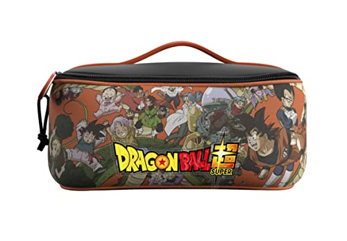 Dragon Ball Kulturbeutel, Kulturbeutel, Badezimmer, Reise, Lunchbox, Lunchbox, Mehrfarbig, offizielles Produkt (CyP Brands), orange, Estandar, Dragon Ball Kulturbeutel von CYPBRANDS