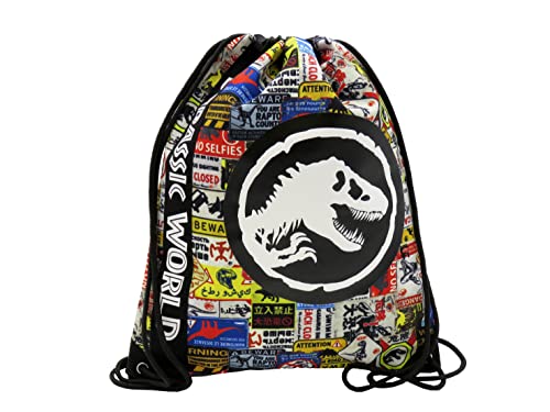 Jurassic World Backpack, Backpack Ropes, Extra School, School Supplies, Rucksack, Multicoloured, Unisex, Jurassic Park, Official Product (CyP Brands) von CYPBRANDS