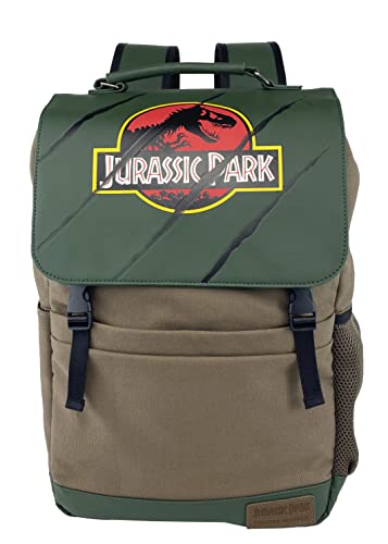 Jurassic World- Rucksack, Casual, 30. Jahrestag, Braun, Unisex, Taschen, Rucksack, Offizielles Produkt (CyP Brands) von CYPBRANDS