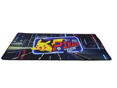 Pokémon-Mousepad, Gaming mousepad, Mousepad XXL/XXL mousepad, Pikachu Schreibtischunterlage, Mehrfarbig, Offizielles Produkt (CyP Brands) von CYPBRANDS