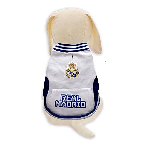 Real Madrid CF Hundepullover, Größe M, offizielles Produkt (CyP Brands) von CYPBRANDS