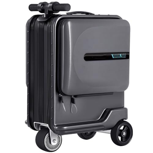 20 Zoll fahrbares elektrisches Gepäck, intelligenter motorisierter fahrbarer Handgepäckkoffer/Gepäck für Erwachsene/Jugendliche, 26 l Fassungsvermögen, intelligenter LED-Sensor, multifunktionaler von CYTBEK