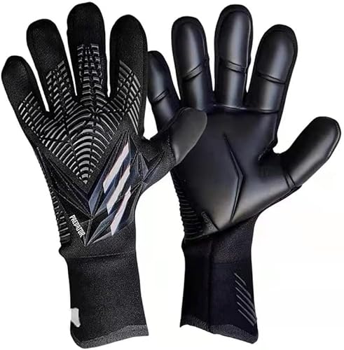 CYTBEK Torwarthandschuhe Jugend Fußballhandschuhe Professionelle Herren Latex Fußballtorwarthandschuhe Fingerschutz Fußballtorwarthandschuhe für Training und Spiel Size8 F von CYTBEK