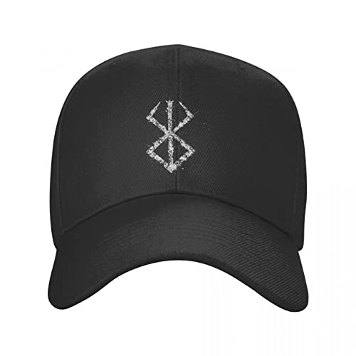 Baseball Cap Classic Berserk Demon Baseball Cap Damen Herren Personalisiert Einstellbar Unisex Japan Anime Manga Papa Hut Sommer Hysteresenhüte von CYYCXC@