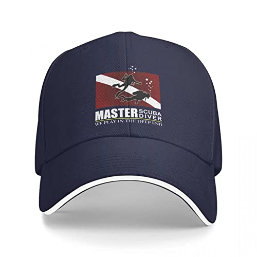 Baseball Cap Master Scuba Diver Baseball Cap Trucker Cap New In The Hat Damen Cap Herren von CYYCXC@