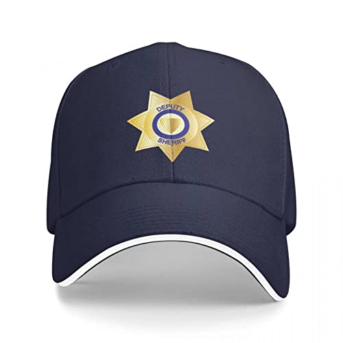 Baseballmütze Deputy Sheriff's Gold Star Badge Baseballmütze Gentleman Hat Golf Hat Man Women's Hat Men's von CYYCXC@