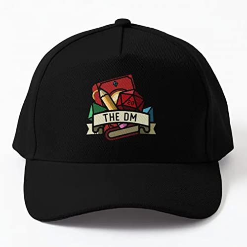 Baseballmütze The Dungeon Master Baseballmütze Schwarz Herren Damen Snapback Casual Cap Jungen Cap Fish Bonnet Sommer Sport Bedruckt von CYYCXC@