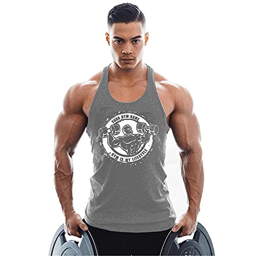 Cabeen Herren Sport Tank Top Bodybuilding Fitnessstudio Muskelshirt Sleeveless Shirt Trainingsshirt von Cabeen