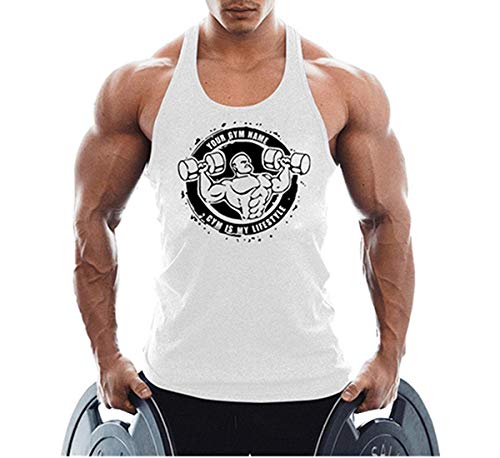 Cabeen Herren Sport Tank Top Bodybuilding Fitnessstudio Muskelshirt Sleeveless Shirt Trainingsshirt von Cabeen