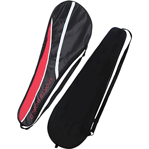 Cabilock 2st Tasche Für Badmintonschläger Tasche Für Outdoor-schläger Badminton-umhängetasche Tragbare Schlägertasche Tennisschlägerhülle Täglicher Gebrauch Handtasche Oxford-Stoff von Cabilock