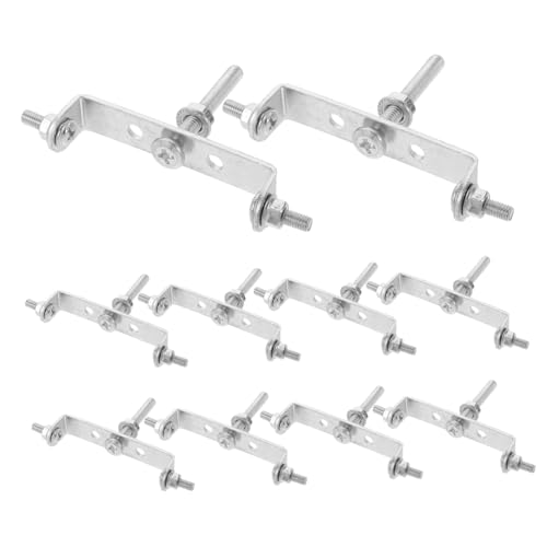Cabilock U Förmiger Fahrrad Gepäckträger Adapter Teiliges Set Stahl Universeller Heckträger Verbinder für Mountainbike und Weitere Fahrräder Einfache Montage Vielseitiger Bike Rear Cargo von Cabilock