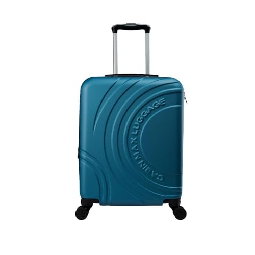 Cabin Max 55x40x20 cm Velocity Reisekoffer, Expandable (55x40x25cm) Handgepäck, Geeignet für Ryanair, Easyjet, Jet 2, Iberia, Lufthansa, Tui, Eurowings, BA (Endless Sea) von Cabin Max