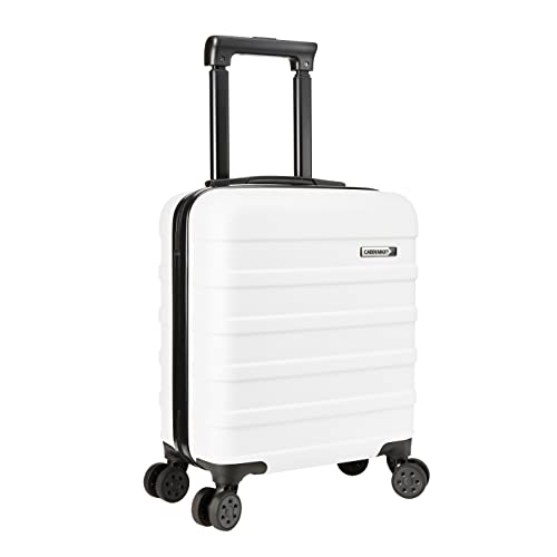 Cabin Max Anode 30L 45x36x20 cm Handgepäck Koffer – leicht, Hartschale, 4 Räder, 45 x 36 x 20 cm Leichtes Handgepäck geeignet für Easyjet unter dem Sitz (Polar weiß) von Cabin Max