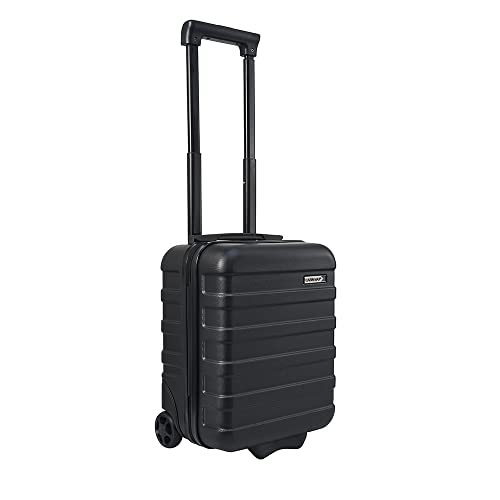 Cabin Max Anode Hardscalen Trolley-Koffer für Untersitz, 24 l, Wizz Air 40x30x20cm, (Schwarz, 40 x 30 x 20 cm) von Cabin Max