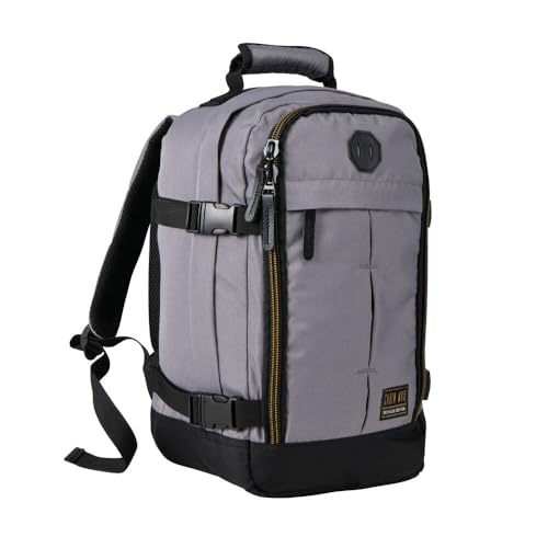 Cabin Max Metz Kleiner Rucksack – 20 Liter Stowaway Reisetasche 40x20x25 cm – Ryanair Kabinengepäck – Ideal als Handgepäck im Flugzeug (Apache Grau, 40 x 20 x 25cm) von Cabin Max