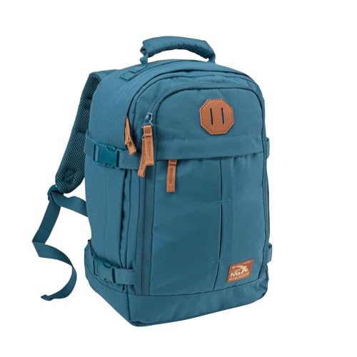 Cabin Max Handgepäck Rucksack 40x20x25 für Ryanair Reiserucksack für Flugzeug Unter Sitzplatz - Travel Backpack Tasche für Herren Damen - Seitliche Kompression - Recyceltes Polyester- 20L Metz von Cabin Max