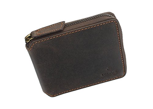 Mala Kollektion CACTUS Brieftasche, Leder, umlaufender Reißverschluss, mit RFID-Schutz 188_81 Braun von Cactus
