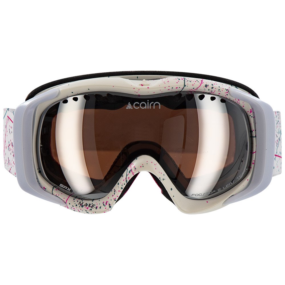 Cairn Mate Spx3000 Ski Goggles Weiß Spray/CAT3 von Cairn