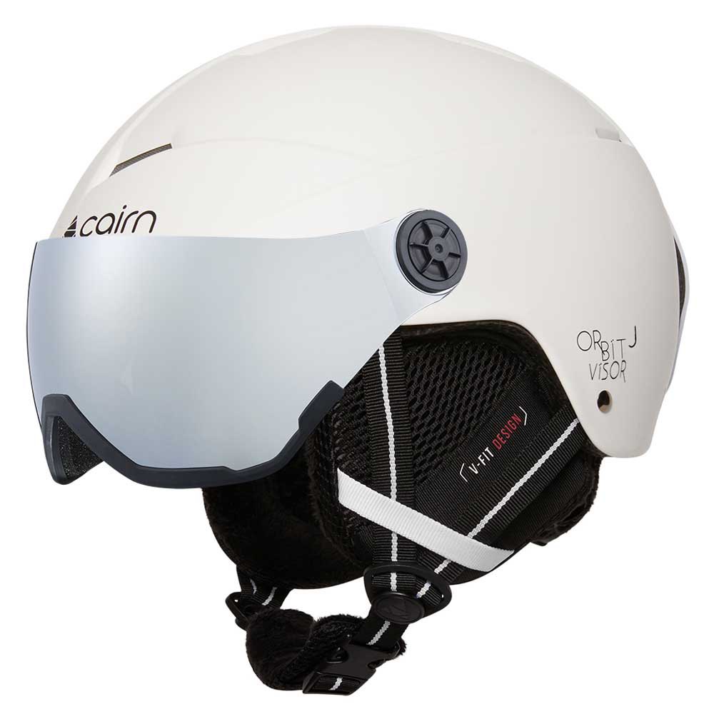 Cairn Orbit Visor Junior Visor Helmet Weiß L von Cairn